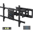 thumbnail image 1 of PERLESMITH Full Motion TV Wall Mount Bracket for 37" to 86" TVs, 132 lbs Capacity, Max VESA 600x400mm, UL Listed, PSLFK10, 1 of 13