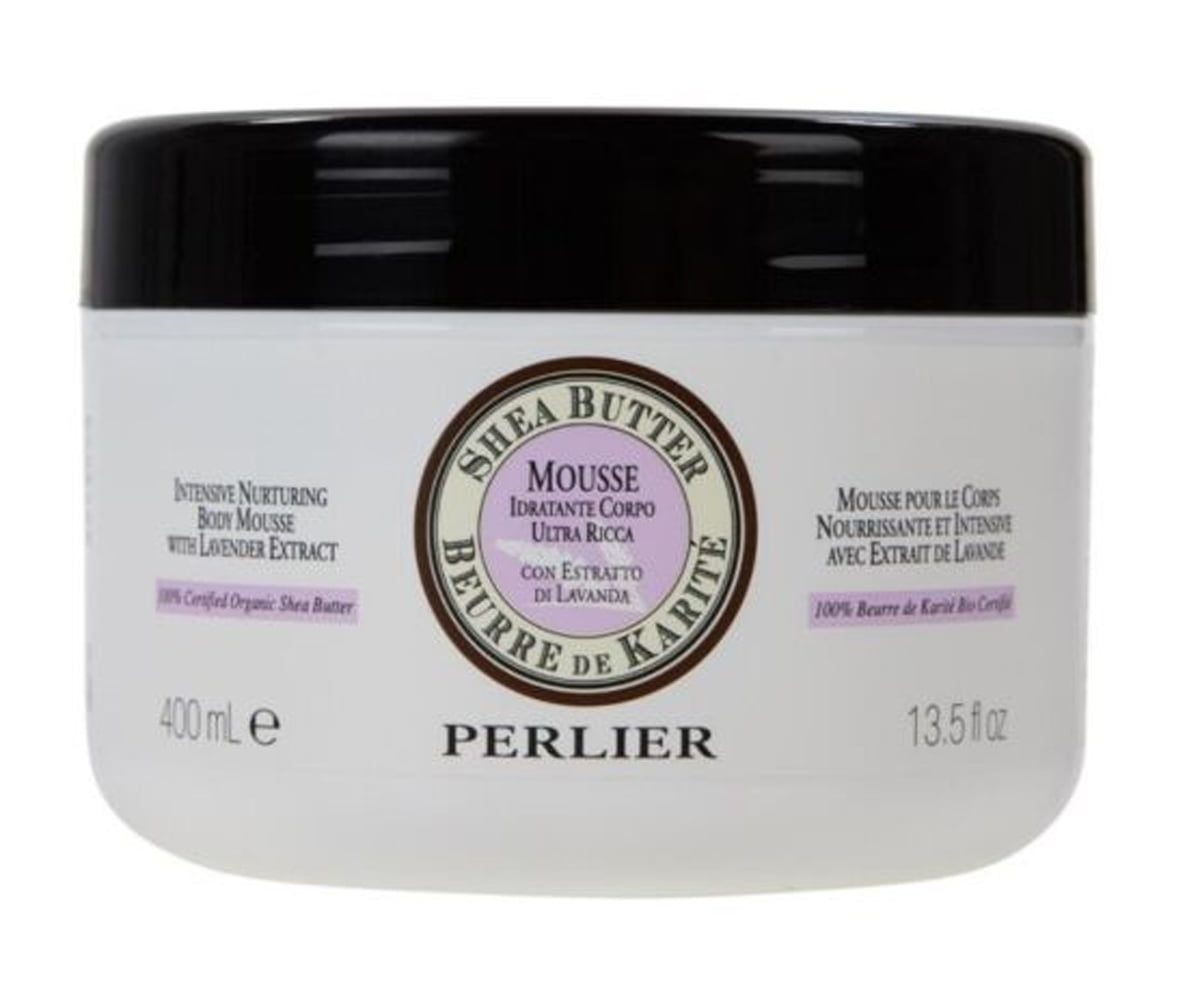 Perlier Shea Butter Mousse with Lavender Extract JUMBO 13.5 oz