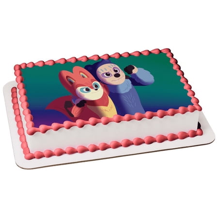 Perlimps Clae and Bruo Edible Cake Topper Image ABPID56939