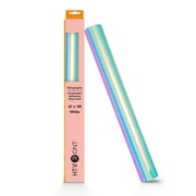 HTVRONT Permanent Vinyl Holographic-12" x 3FT Adhesive Vinyl Roll for Cutting Machine, Signs, Scrapbooking, Craft, Die Cutters-White