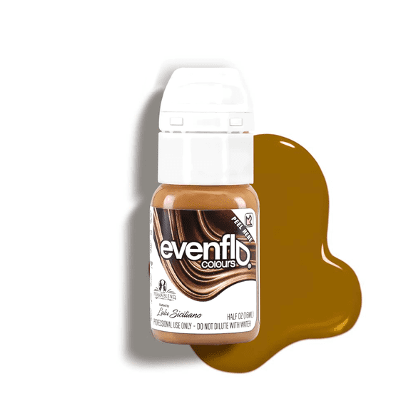 Perma Blend Permanent Makeup Pigments For Permanent Makeup Procedures - Evenflo Colors - Evenflo Almond 1/2oz