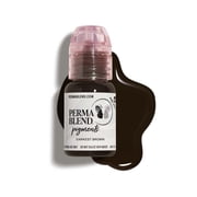Perma Blend Permanent Makeup for Modifying Colors, Used for All Permanent Makeup Procedures - Darkest Brown 1/2oz
