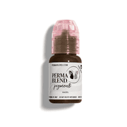 Perma Blend Permanent Makeup for Modifying Colors, Used for All Permanent Makeup Procedures - Hazel Brown 1/2oz