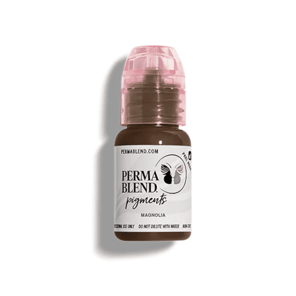 Perma Blend Permanent Makeup for Modifying Colors, Used for All Permanent Makeup Procedures - Magnolia 1/2oz