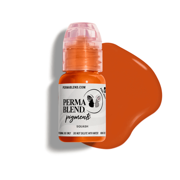 Perma Blend Permanent Makeup for Modifying Colors, Used for All Permanent Makeup Procedures - Squash 1/2oz