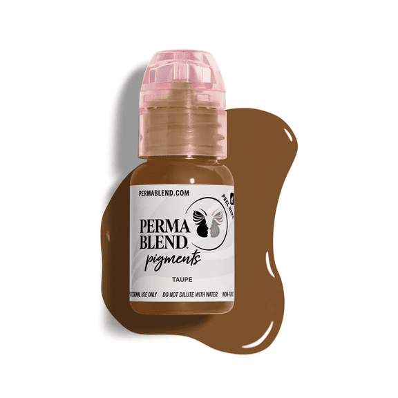 Perma Blend Permanent Makeup for Modifying Colors, Used for All Permanent Makeup Procedures - Taupe 1/2oz