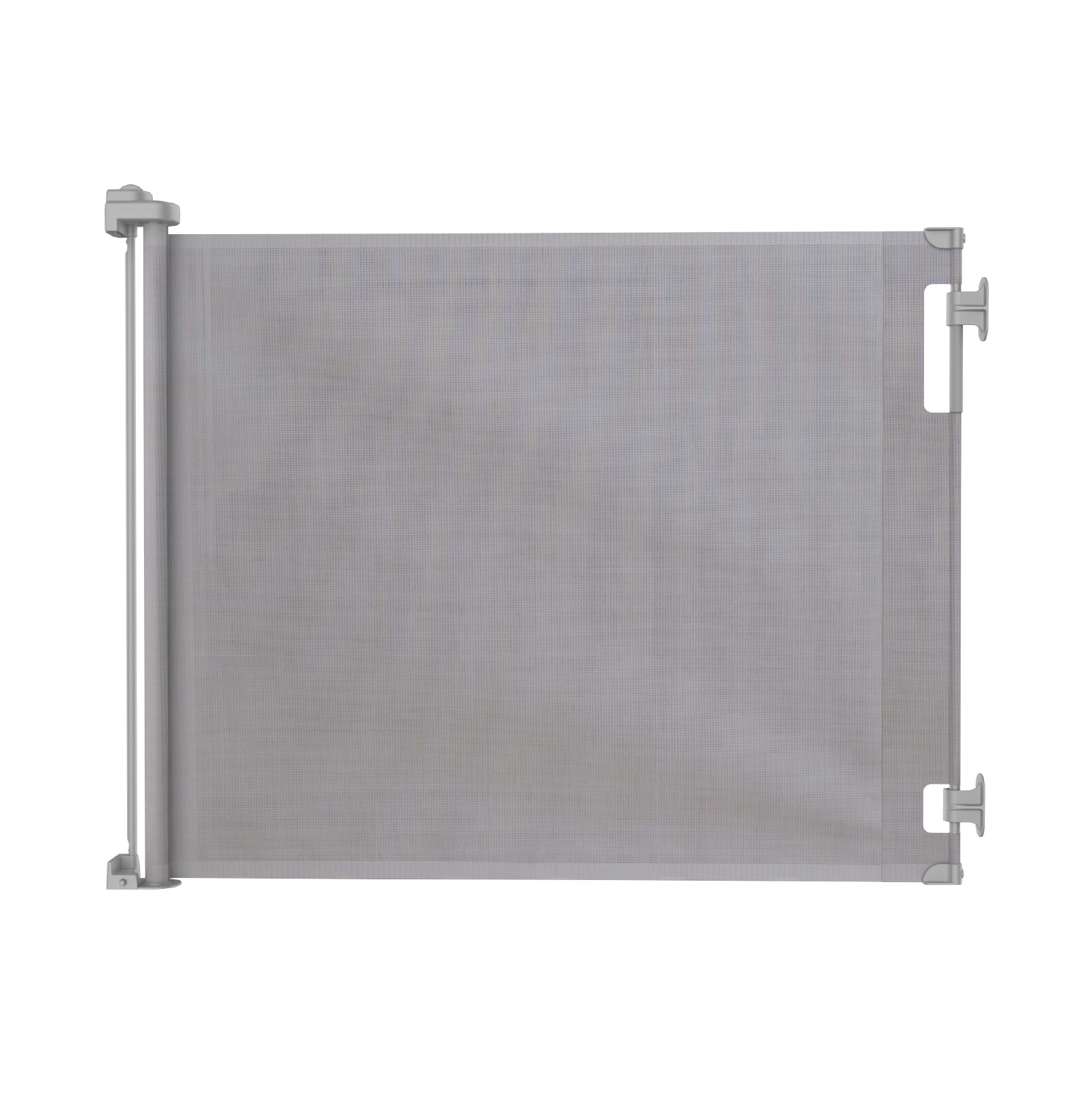 Perma Child Safety 71 in. Wide x 33 in. Tall Gray Retractable Baby Gate