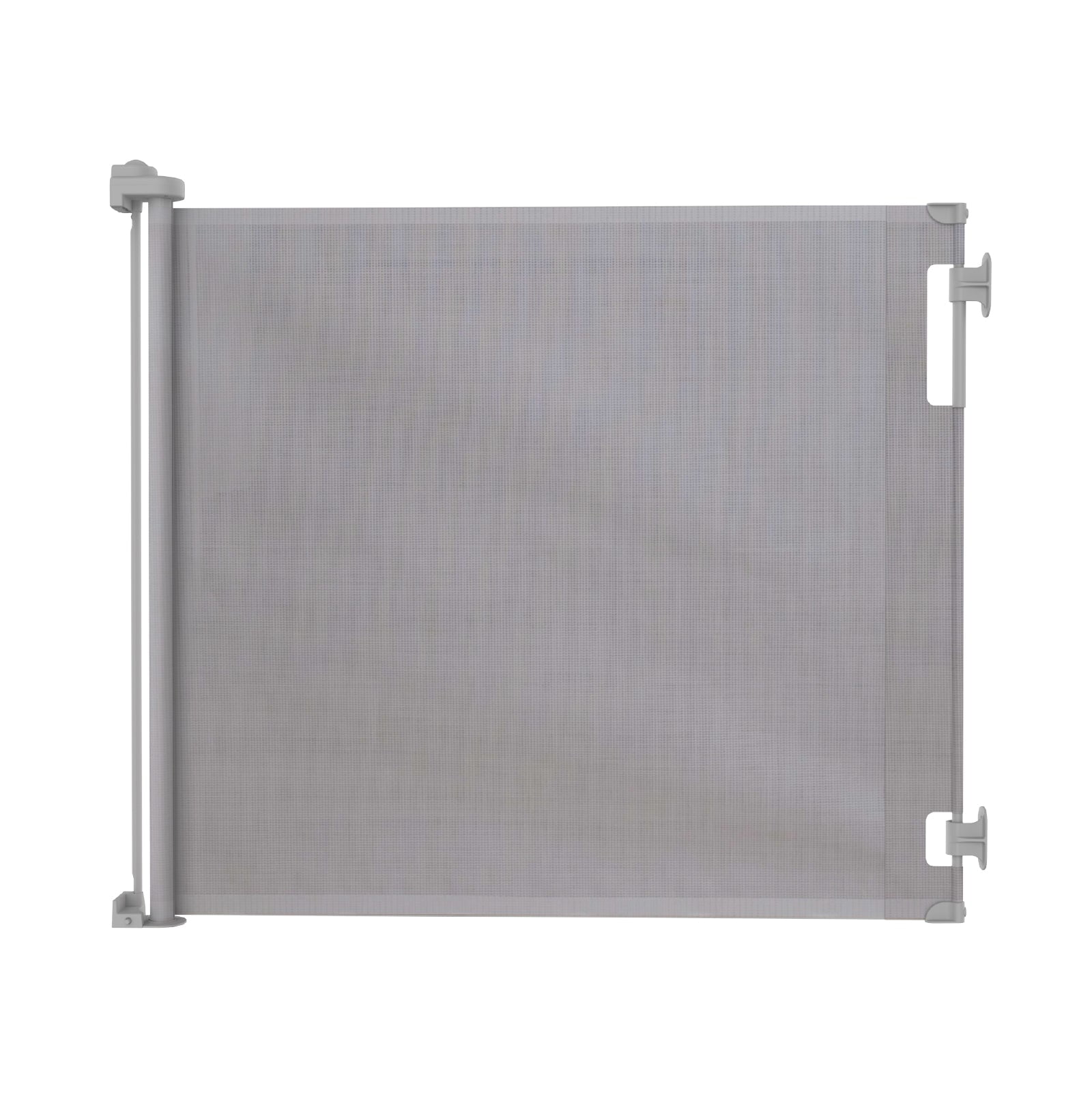 Perma Child Safety 71 in. Wide x 41 in. Tall Gray Retractable Baby Gate