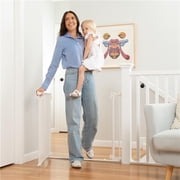 Perma Child Safety 28.8-40.1 Safe Step Baby Gate with Rental Safe Wall Protectors