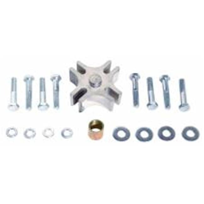 Perma-Cool PRM24100 1 in. Thick Bushings & Hardware Aluminum Universal System Fan Spacer, Polished