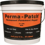 Perma-Patch Asphalt Repair Material, 30 Lb Pail 30 Lb Repair Patch Kit Black