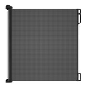 Perma Child Safety Indoor/Outdoor Retractable Baby Gate 41" Tall, Extends to 71" Wide, Black Black V1 41" Tall x 71" Wide