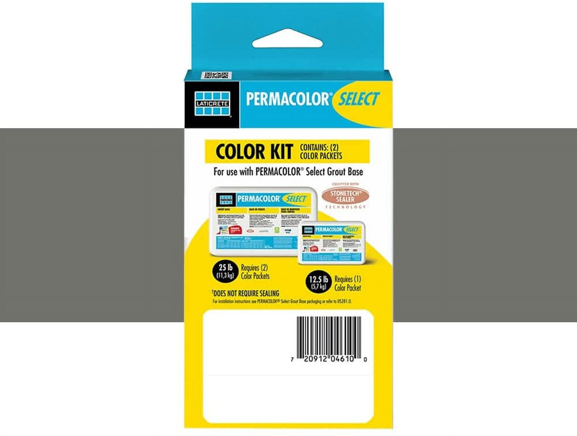 Permacolor SELECT Grout Color Kit 40 Colors Available Dusty Grey