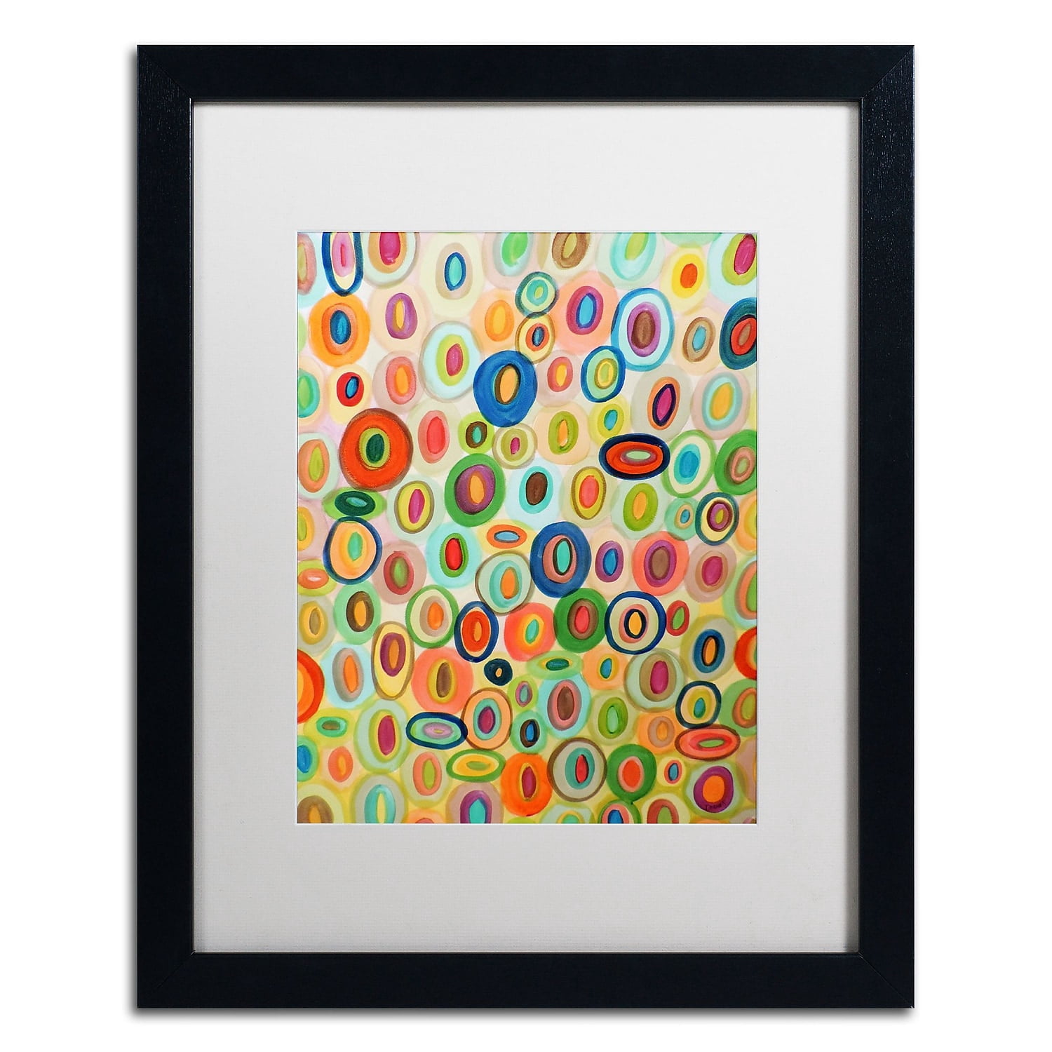 "Permanence" Canvas Art by Sylvie Demers, White Matte, Black Frame