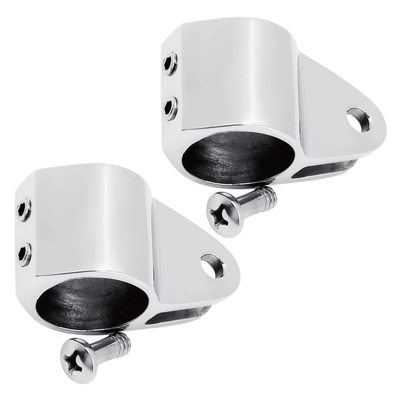 Permanent 316 Stainless Steel Bimini Top Mounting Hardware 2PCS For Luxury Boats