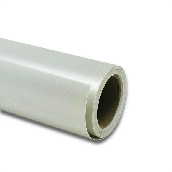 Permanent Adhesive Vinyl Window Film (12"X15FT) Frosted Gray Etched Self-Adhesive Vinyl for Privacy, Home, Office, Crafts, Stickers, Decorative Window Film by Turner Moore