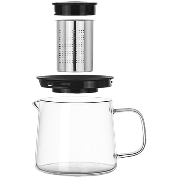 Permanent Borosilicate Glass Teakettle With Clear Observability For Tisane Ceremony Observation Transportable Structure Exemplary Inside Use