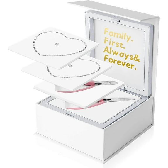 Permanent Bracelet Kit Forever Bracelet Making for Couples Gift Friendship Bracelets Locked Bracelet Christmas Valentine's Day for His and Her Bracelets Jewelry Gifts