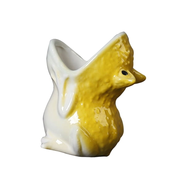 Permanent Ceramic Planter With Unique Frog Sculpture Excellent For Sentimental Beloveds And Home Decoration