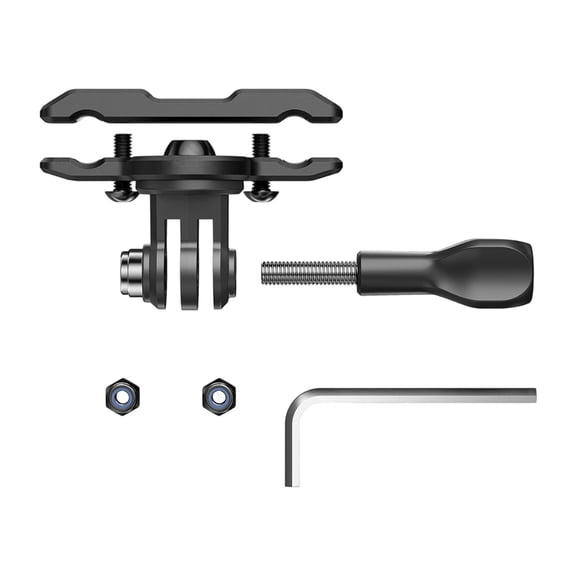 Permanent Cycle Seat Track Mount for Action Cameras Powerful Aluminum Backs 5kg Load Capacity Strengthened Stability Pla