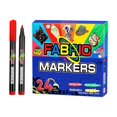 thumbnail image 1 of Permanent Fabric Markers for Clothes, 24 Colors Indelible Waterproof Paint Markers Fine Tip for Customizing T Shirts, Shoes & Fabric Craft Projects, 1 of 5