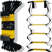 Permanent Fire Escape Ladder Two-Story 13ft | Ladders for Egress, Window or Attic | Hanging Ladder for Fire Emergency Home Safety | External Ladder for Evacuation