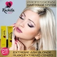 thumbnail image 1 of Permanent Hair Dye Extreme Ash Blond 12.111 Kachita Spell 3.52 oz 100 mL Professional Hair Color Cream with Keratin and Argan Oil, 100% Gray Coverage, 1 of 2