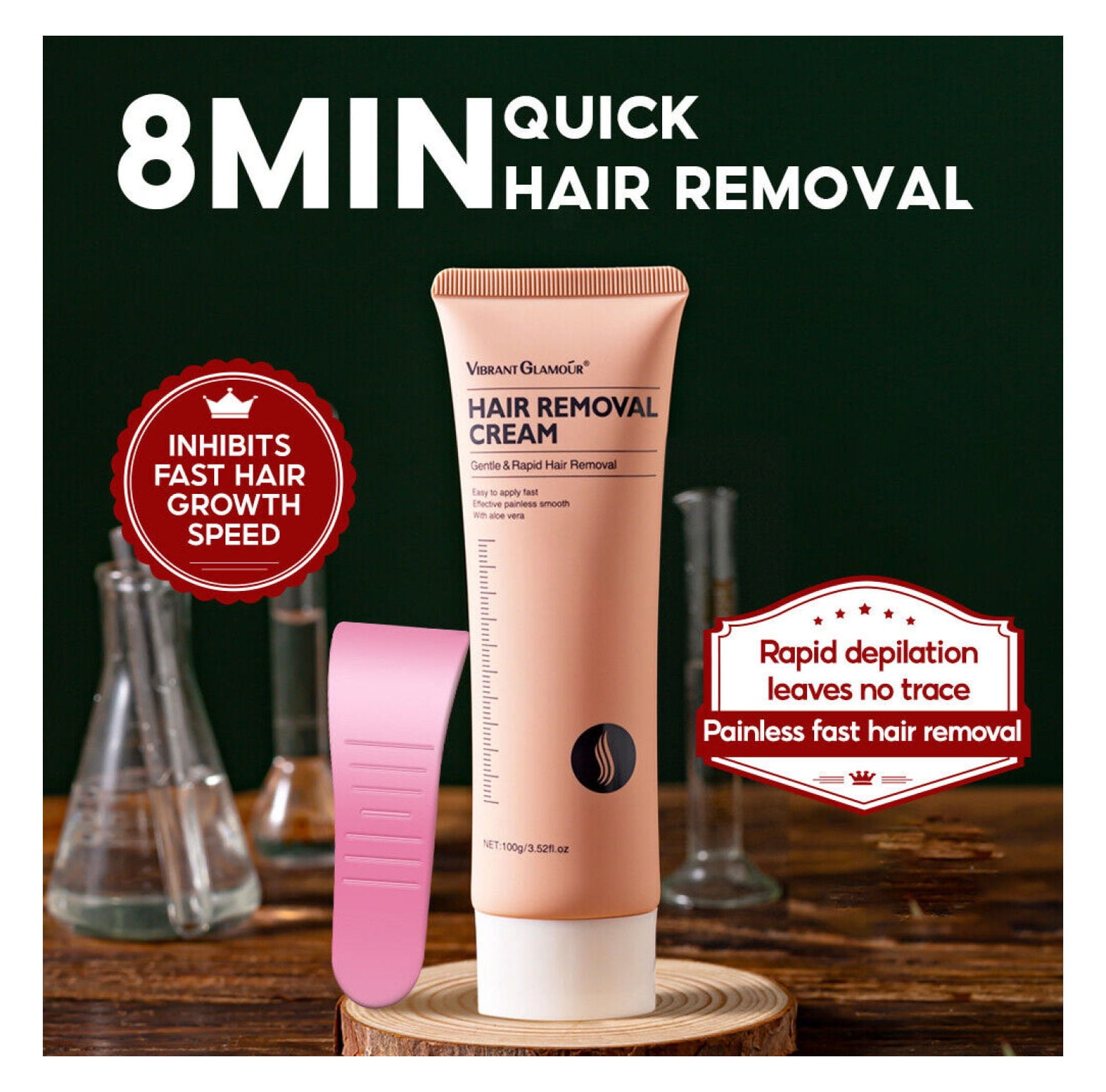 Permanent Hair Removal Cream Painless Stop Body Hair Growth Inhibitor