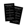 thumbnail image 1 of Permanent Jewelry Care Instruction Cards 50pk 2x3.5 for Clients Consent Release Forms Business Chain Rings Starter Kit Welder Connectors, 1 of 5