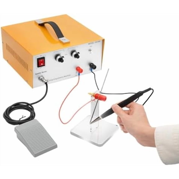Permanent Jewelry Welder, 110V 80A Pulse Permanent Jewelry Welder Kit Portable Welding Machine Spot with Foot Pedal &Hand-Held Welding Gun for Gold Silver Platinum Spot Weld$$Tools & Hardware Other