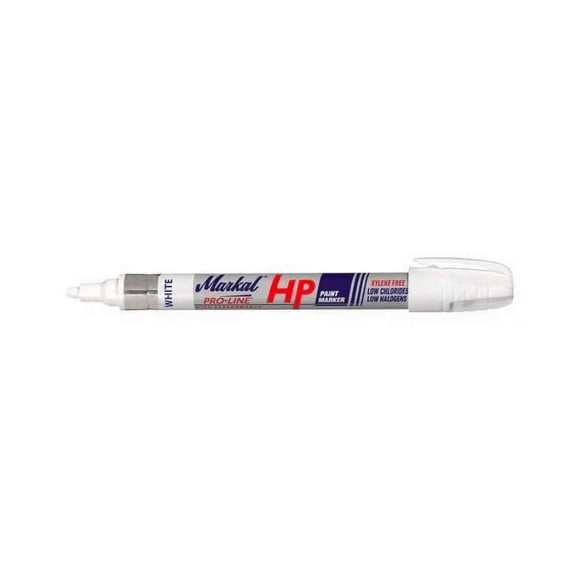 Permanent Liquid Paint Marker, Medium Tip, White Color Family, Paint