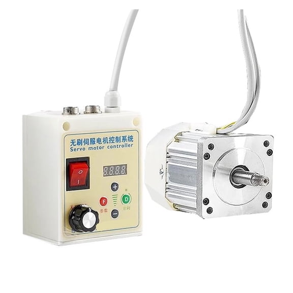 Permanent Magnet DIY Servo Motor Controller Kit Woodworking BLDC Servo Controller Lathe Machine Driver Brushless Motor ,Easy to Use - 1_2.2KW 4500 RPM