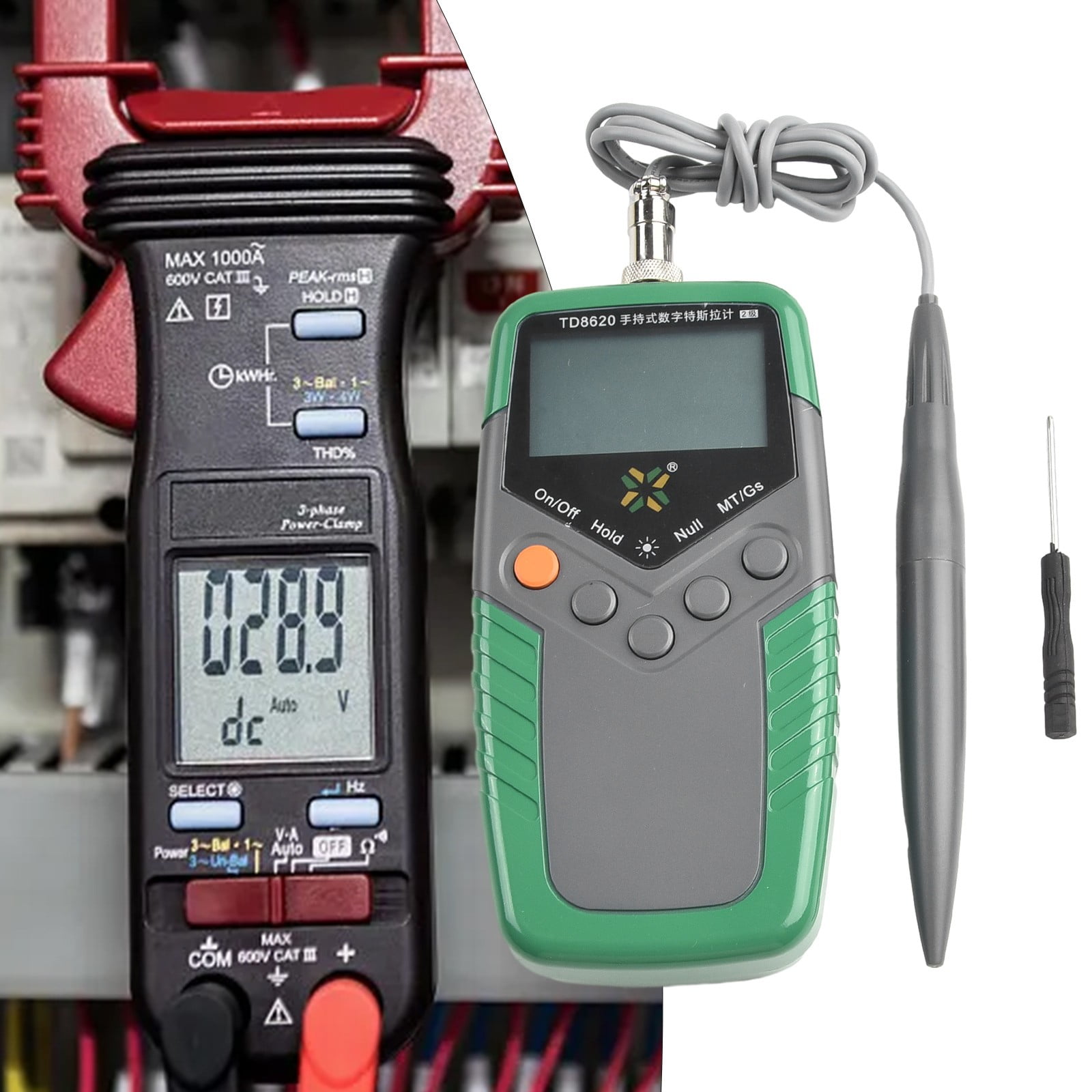 Permanent Gauss Meter Handheld Digital For Tesla Meter 5/2/1