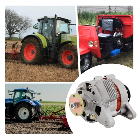 Permanent Magnet Generator, 12V 1000W Magnet Synchronous Generator 4500rpm PMA AC/DC Dual Use Permanent Magnet Generators Charging and Lighting for Agricultural Vehicles