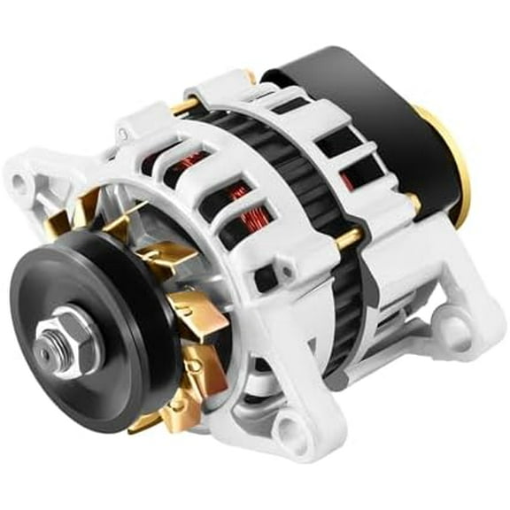 Permanent Magnet Generator, 2000W DC Dual Wheel Agricultural Low Noise Brushless Motor Synchronous Generator, 4500Rpm Pure Copper Motor Agricultural Machine for Agriculture, Vehicles Charging Lighting