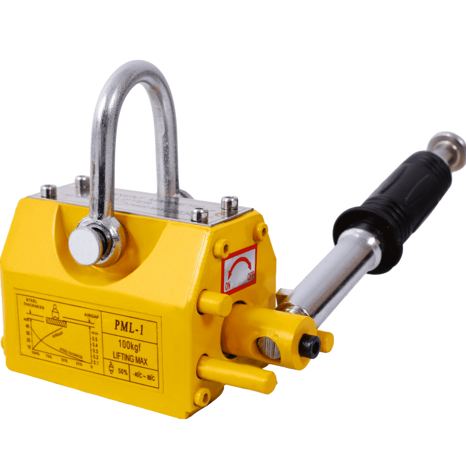 Permanent Magnet Lifter 220lbs 2.5 Safety Factor Neodymium Steel Lifting Plate