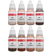 Permanent Makeup Pigment Skin tone Set Kit Areola Cover Up Camo Ink Color Cosmetic Camouflage Micropigmentation Sets Skintone