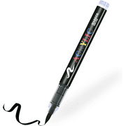 Permanent Marker Black Acrylic Pen， Waterproof Quick Drying （1.0mm-6.0mm）Thread Width Suitable for Stone, Wood, Glass, Ceramic, Canvas, Tyres and Textiles