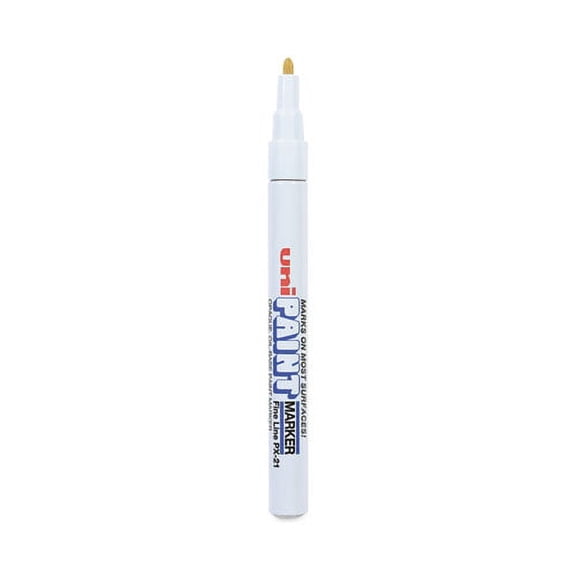 Permanent Marker, Fine Bullet Tip, White | Bundle of 10 Each