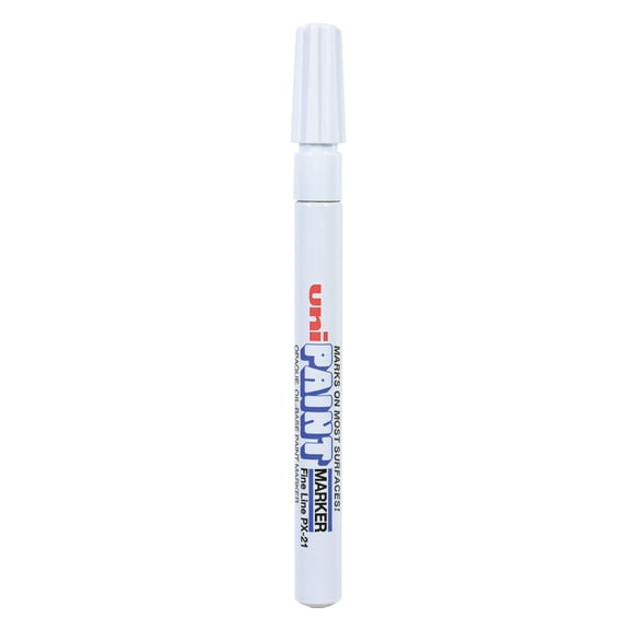 Uni-ball Permanent Marker Fine Bullet Tip White 63713