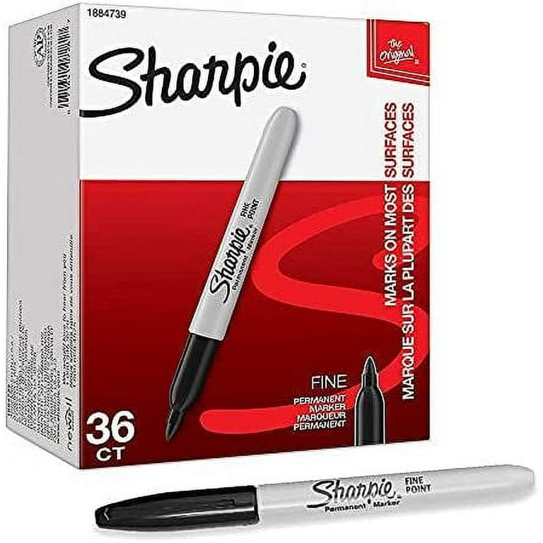 Permanent Marker Fine Point Fine Point Black with Sharpie