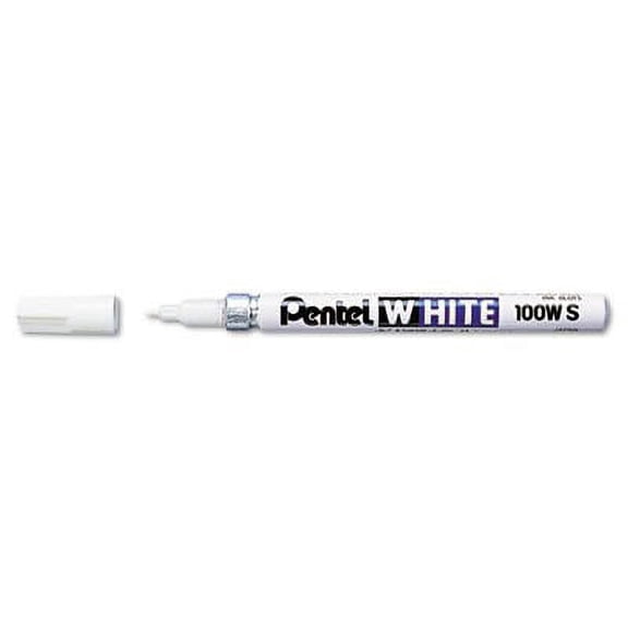 Permanent Marker, Fine Point, White, Sold as 1 Each, 36PACK , Total 36 Each