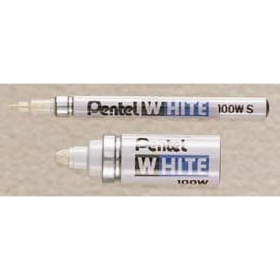 Permanent Marker, Fine Point, White