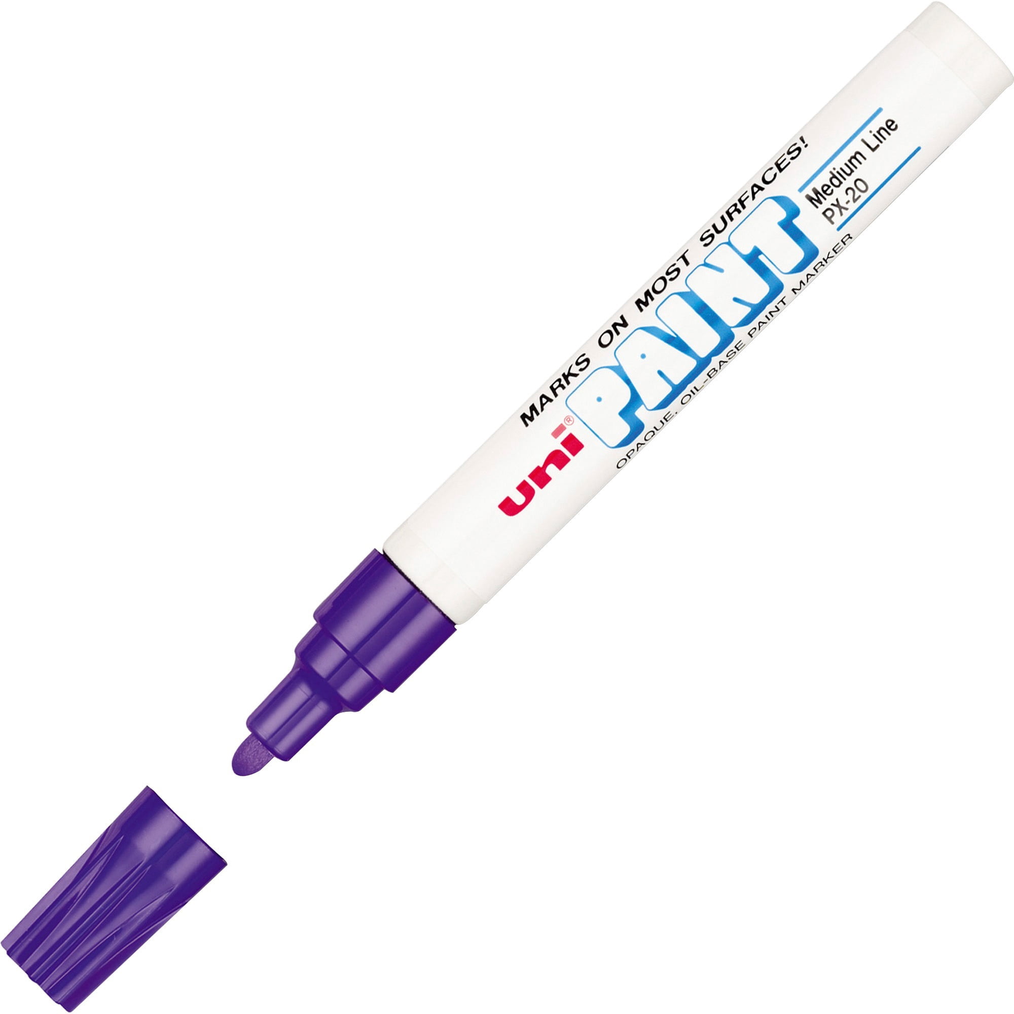 Permanent Marker, Medium Bullet Tip, Violet | Bundle of 5