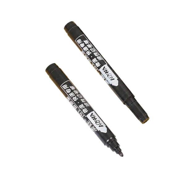 Permanent Marker Pens, Waterproof & Fade-Resistant Oil-Based Markers with 1ml Ink, Broad Tip for Shipping, Logistics, Office, and Industrial Marking