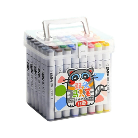 Permanent Markers, Acrylic Marker for Students Student Large Capacity Washable Non-permeable Watercolor Pen Art 24 Colors Can Be Stacked 240ml, Back to College
