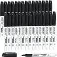 thumbnail image 1 of Permanent Markers,Shuttle Art 30 Pack Black Permanent Marker set,Fine Point, Works on Plastic,Wood,Stone,Metal and Glass for Doodling, Marking, 1 of 7