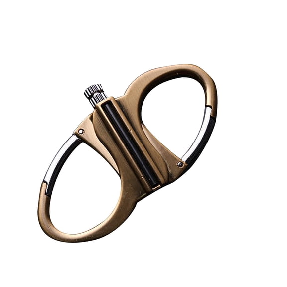 Permanent Match Flint Metal Matchstick Fire Starter with Bottle Opener, Emergency Survival Waterproof Keychain Lighter for Camping, EDC Gift Ideas – Gold