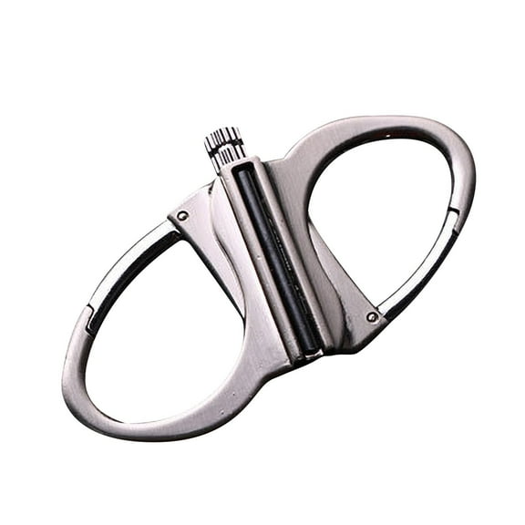 Permanent Match Flint Metal Matchstick Fire Starter with Bottle Opener, Emergency Survival Waterproof Keychain Lighter for Camping, EDC Gift Ideas – Silver