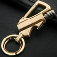 thumbnail image 1 of Permanent Match Infinity Lighter with Multitool Keychain Bottle Opener,Emergency Survival Waterproof Keychain Lighter for Camping,Reusable Waterproof Match Strike Anywhere-Gold, 1 of 8